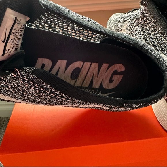 Nike Men’s FlyKnit Racer Oreo 2.0 Black / White 2015 Rare Running Shoes - Picture 8 of 9